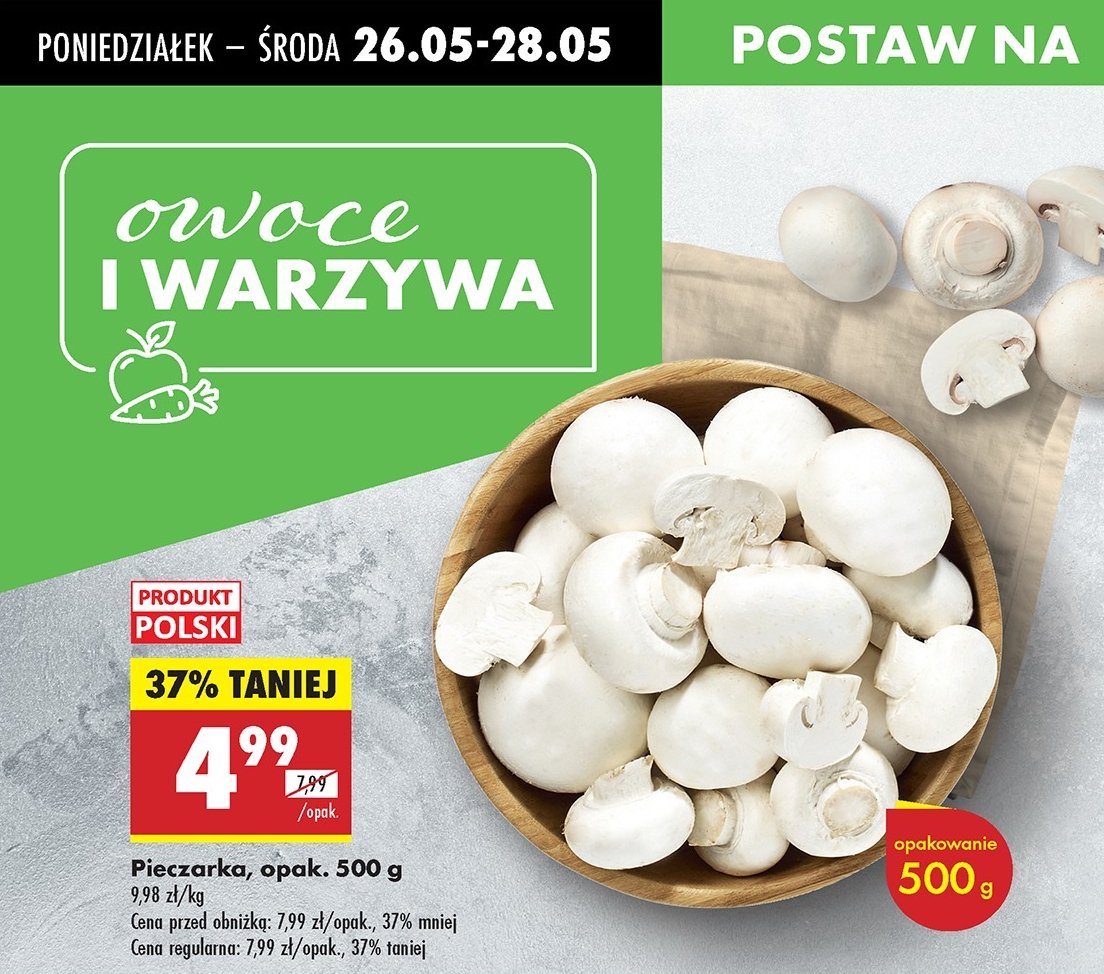 Pieczarki polska promocja