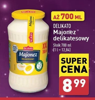 Majonez delikatesowy DELIKATO (ALDI) promocja w Aldi