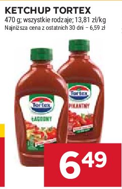 Ketchup pikantny Tortex promocja w Stokrotka