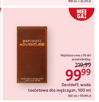 Woda toaletowa Davidoff adventure promocja