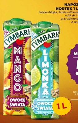 Napój Tymbark Owoce Świata Limonka 1 L promocja w Duży Ben