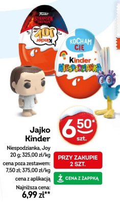 Jajko Kinder Niespodzianka promocja w Żabka