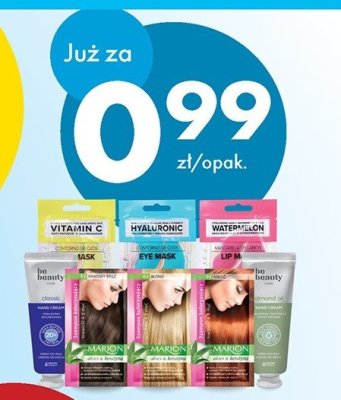 Szamponetka koloryzująca platynowy blond 61 MARION ALOES & KERATYNA promocja