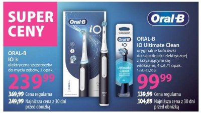 Szczoteczka ORAL-B iO 3 promocja w Hebe