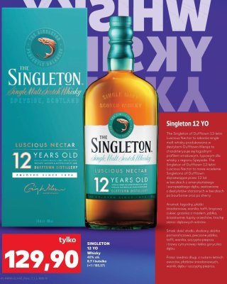 Whisky 12 YO 40% alk. 0,7 l  promocja w Kaufland