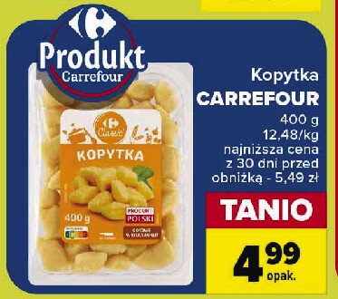 Kopytka Carrefour promocja