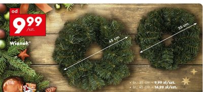 Wianek 45 cm promocja w Biedronka