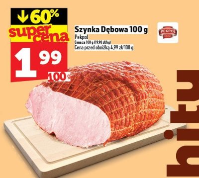 Szynka Dębowa 100 g promocja w TOPAZ