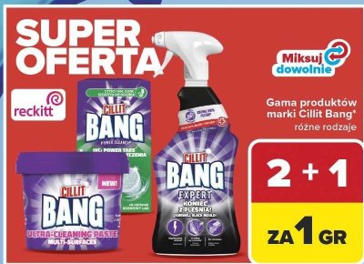 Środek czyszczący Cillit Bang różne rodzaje promocja w Carrefour Market