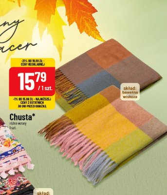 Chusta różne wzory promocja w POLOmarket