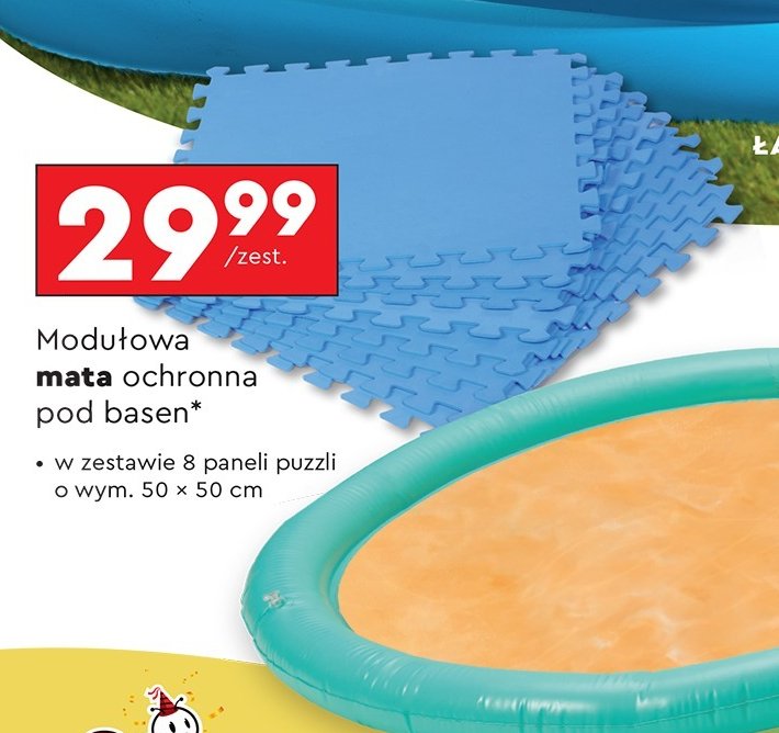 Mata ochronna pod basen Seven for 7 promocja w Biedronka
