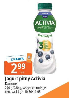 Jogurt pitny Activia promocja w Leclerc