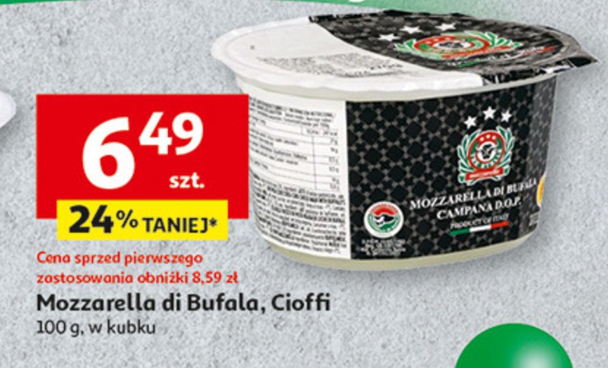 Mozzarella di buffala campana Cioffi promocja