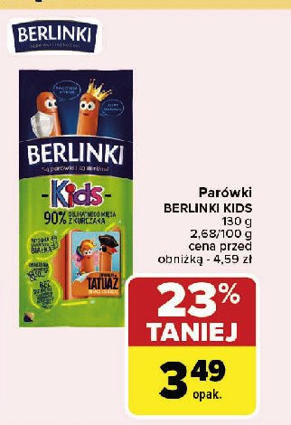 Parowki Morliny berlinki kids promocja