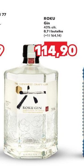 Gin Roku gin promocja w Kaufland