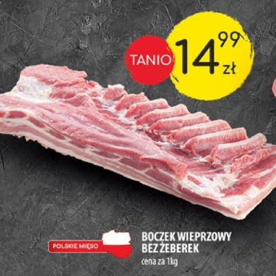Boczek wieprzowy bez żeberek Arhelan promocja w Arhelan