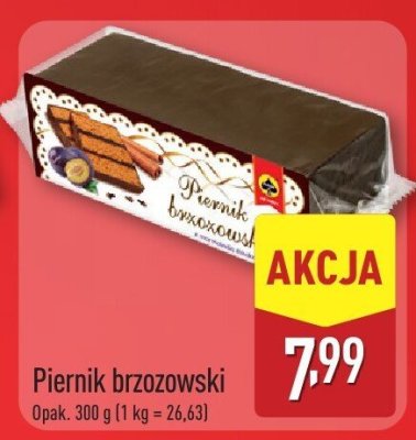 Piernik brzozowski promocja w Aldi