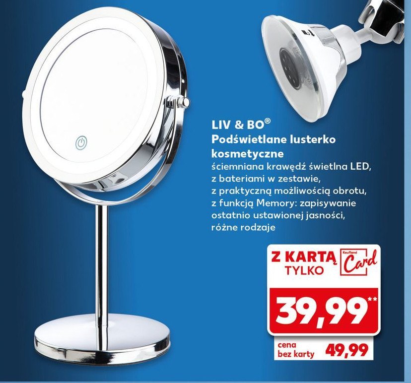 Lusterko Liv & bo promocja w Kaufland