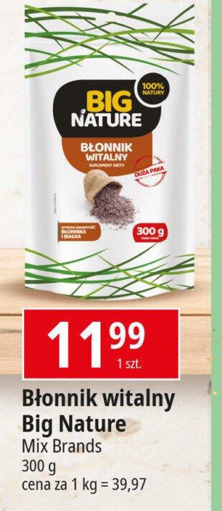 Błonnik witalny Big nature promocja