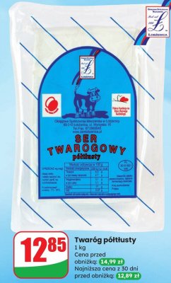 Twaróg półtłusty promocja w Dino