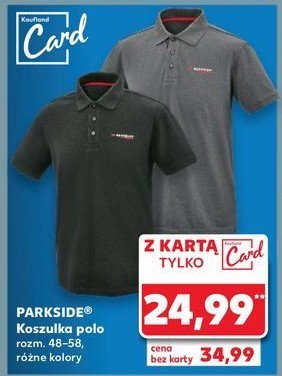 Koszulka męska polo 48-58 Parkside promocja