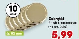 Zakrętki do słoików 82 mm 6 zaczepowe promocja