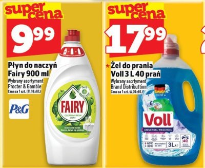 Płyn do naczyń Fairy 900 ml promocja w TOPAZ