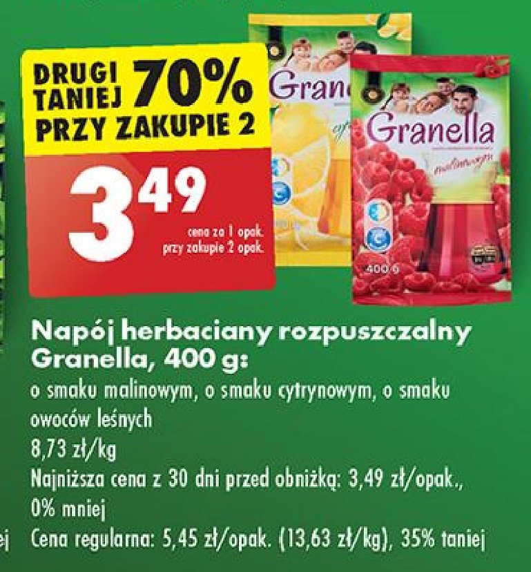 Napój herbaciany cytrynowy Granella promocja