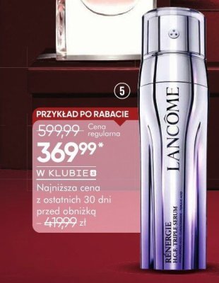Serum LANCÔME RÉNERGIE H.C.F. TRIPLE serum do twarzy 50 ml promocja w Super-Pharm