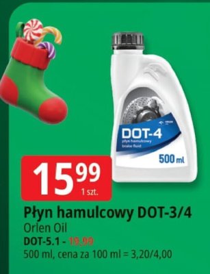 Płyn hamulcowy DOT-3/4 promocja w Leclerc