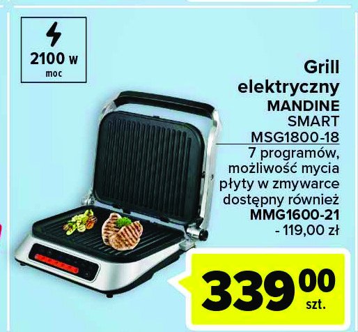 Grill mmg1600-21 Mandine promocja