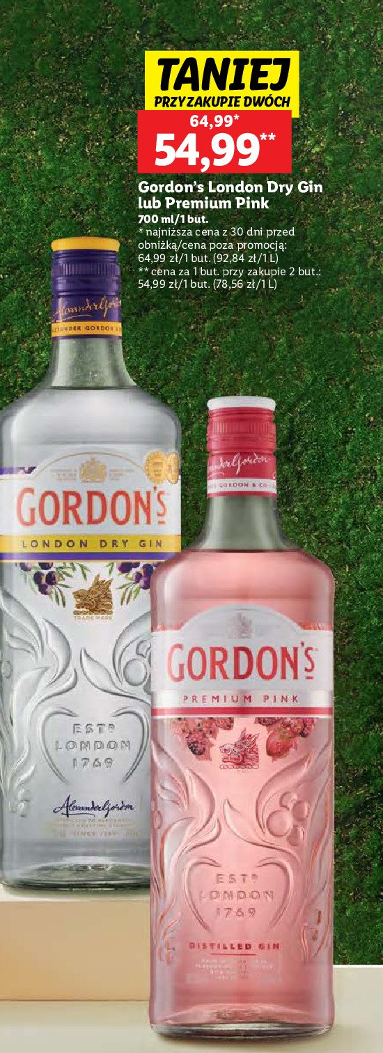Gin Gordon's premium pink promocja