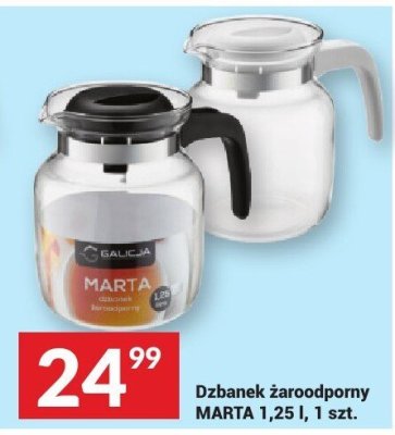 Dzbanek żaroodporny MARTA 1,25 l, 1 szt. promocja w Twój Market