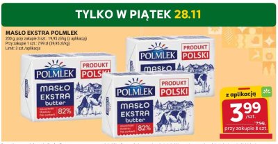 Masło ekstra polmlek promocja w Stokrotka