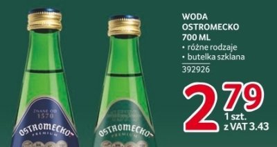 Woda Ostromecko 700ml promocja w Selgros