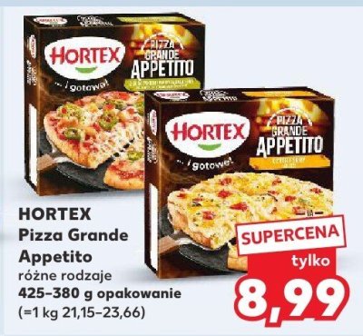Pizza Grande Appetito różne rodzaje promocja w Kaufland