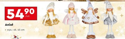 Figurka Anioł wys. 45 cm promocja w Biedronka