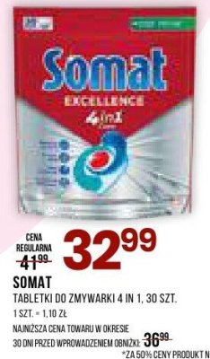 Tabletki do zmywarki SOMAT promocja w Drogerie Natura
