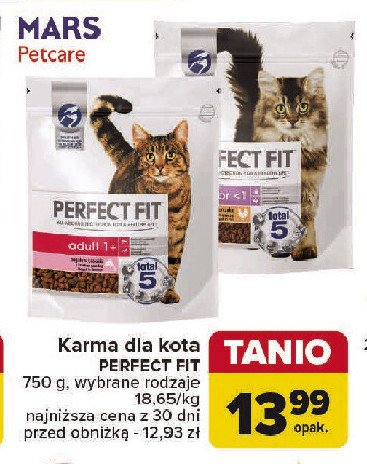 Karma dla kota junior <1 kurczak Perfect fit promocja