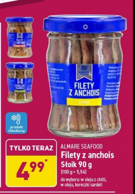 Filety z anchois w oleju Almare seafood promocja
