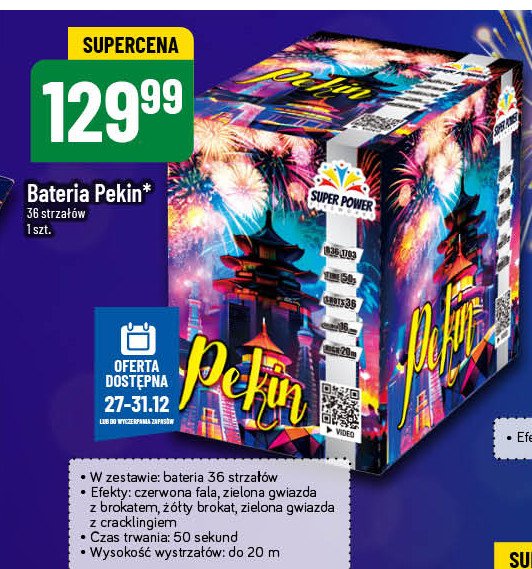 Bateria pekin SUPER POWER promocja w POLOmarket