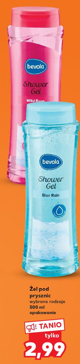 Żel pod prysznic blue rain Bevola promocja