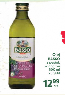 Olej z pestek winogron Basso promocja