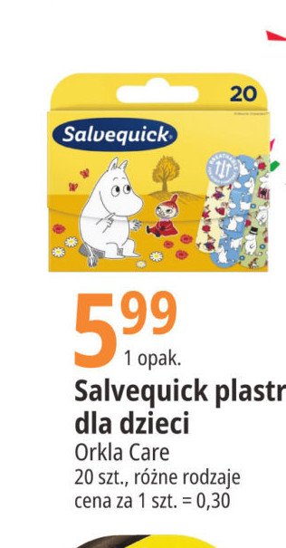 Plastry moominki Salvequick promocja