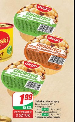 Sa艂atka wegetaria艅ska z ciecierzycy Dega promocja