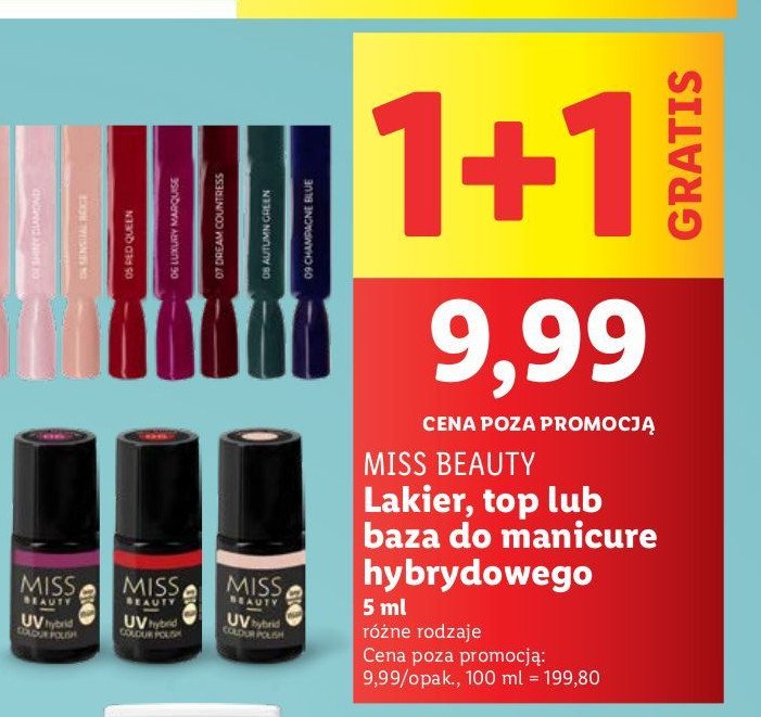 Lakier hydrydowy 02 Miss beauty promocja