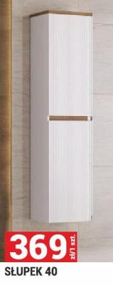 SŁUPEK 40 SERIA BRUNO kolor biały promocja w Merkury Market