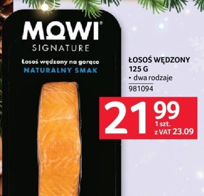 Łosoś wędzony 125g różne rodzaje promocja w Selgros
