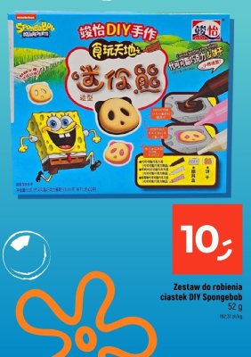Zestaw do robienia ciastek DIY Spongebob promocja w Dealz