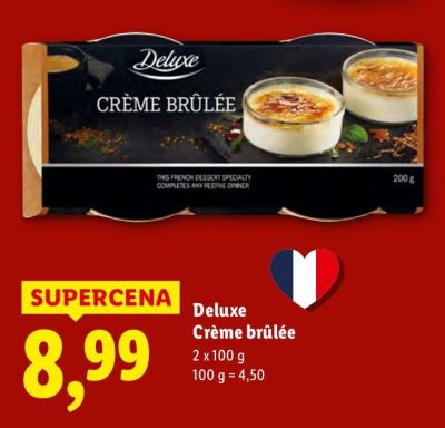 Crème brûlée Deluxe promocja w Lidl